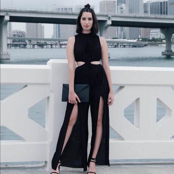 Rehab Other - Cut out black jumpsuit